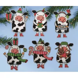 Christmas Cow Ornaments