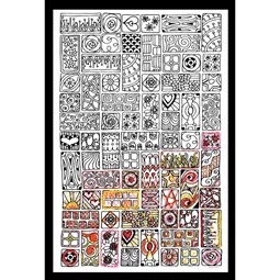 Zenbroidery Printed Fabric - Cubist