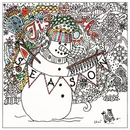 Zenbroidery Printed Fabric - Tis the Season