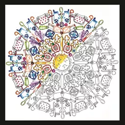Zenbroidery - Kitchen Mandala