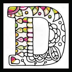 Zenbroidery - Letter D