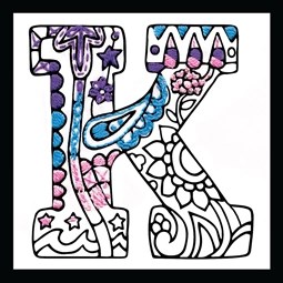 Zenbroidery - Letter K