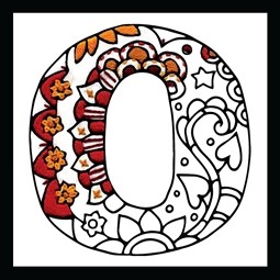 Zenbroidery - Letter O