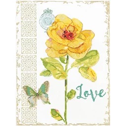 Yellow Floral - Love