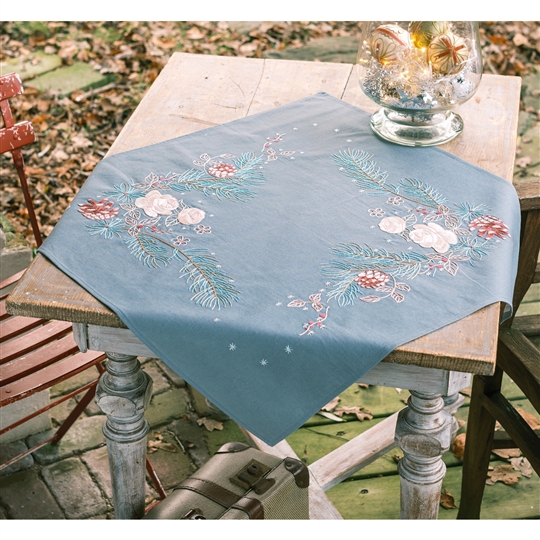 Christmas Roses Tablecloth