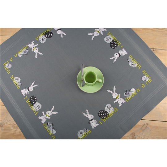 Easter Eggs and Bunnies Tablecloth
