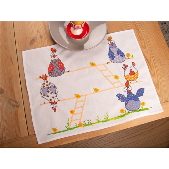 Crazy Chickens Placemats Set of 2