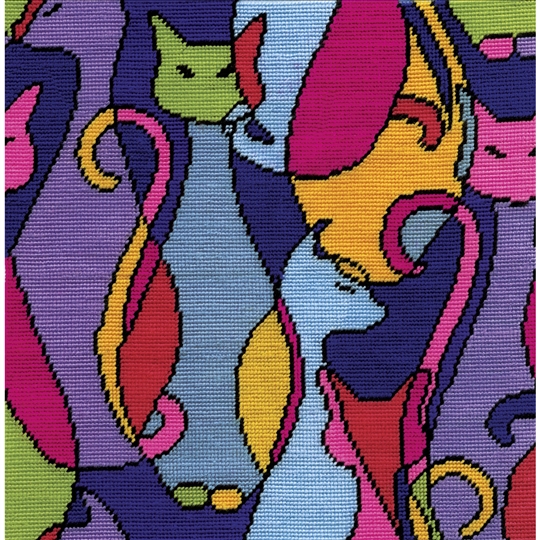 Colourful Cats