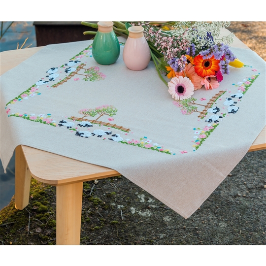 Sheep in the Meadow Tablecloth
