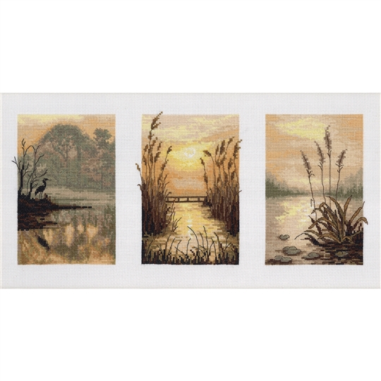 Morning Haze Triptych