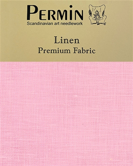 Permin 28 Count Linen - Rose