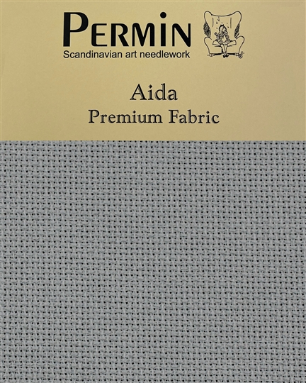 Permin 16 Count Aida - Twilight Blue