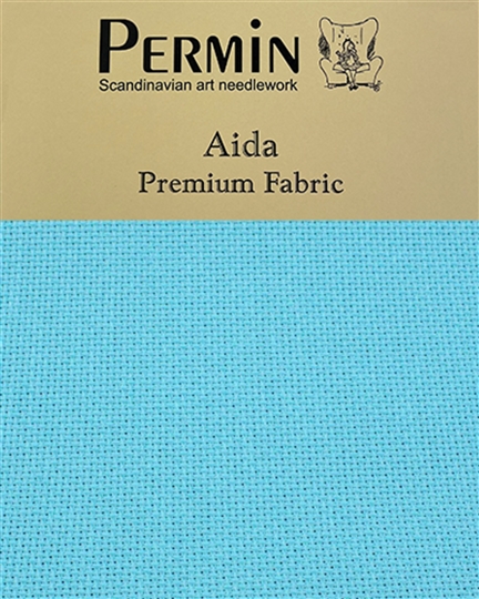 Permin 16 Count Aida - Riviera Aqua