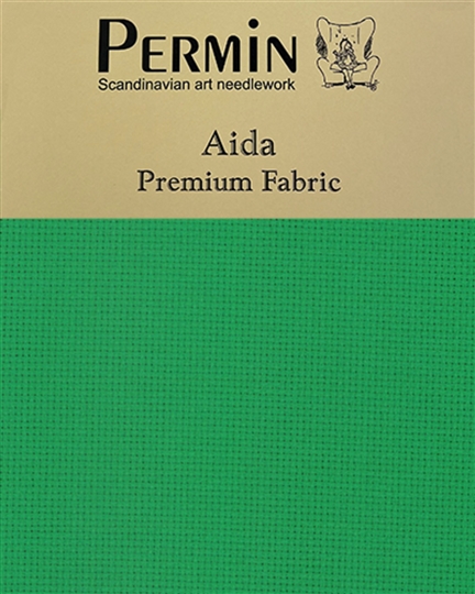 Permin 16 Count Aida - Green