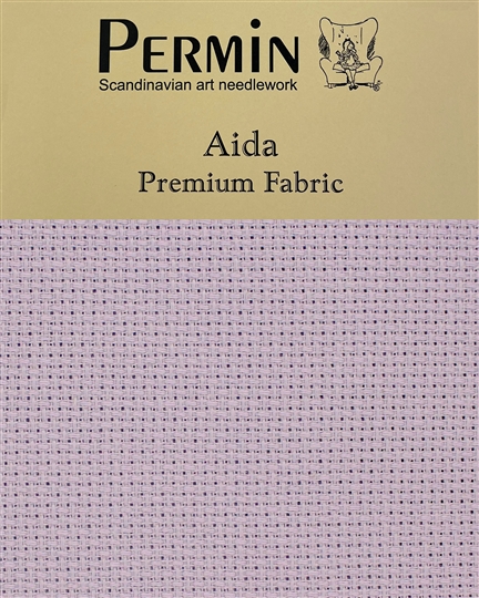 Permin 14 Count Aida - Peaceful Purple